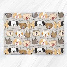 Dogs Face Funny Cute Pets Case For iPad 10.2 Air 11 Pro 9.7 13 12.9 Mini 7 6 A17 picture