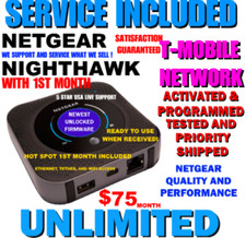 NETGEAR M1 MR1100 ✅ T-MOBILE NETWORK ✅ INCLUDES 1ST MONTH UNLIMITED SERVCE picture