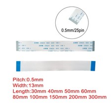 25Pin 0.5mm Pitch FFC FPC Flexible Flat Cable AWM VW-1 20624 80C 60V A+B Type picture