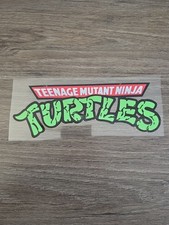 Teenage Mutant Ninja Turtles Retro Full Color Raised UV DTF Decals 4in Wide picture