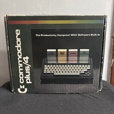 Commodore Plus/4 with Box, Accessories, Manuals 3TL Not Working picture