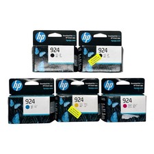 Genuine HP 924 C/M/Y/K 5 Pack Ink Set Value Combo Bundle OfficeJet Pro 8120 8130 picture