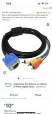 usa seller. HDMI TO RCA VGA MONITOR ADAPTER CABLE COMPUTER TV VIDEO CONNECTOR picture