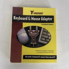 Y-Mouse Keyboard And Mouse Adapter For Notebook Computers NOS picture