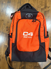 OGIO C4 Smart Energy 15in Laptop Backpack Padded Polyester Orange/Black picture