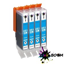 4 Cyan Ink Cartridge for CLI-251 PIXMA IP8720 MG5520 MG6620 MG7120 MX922 picture