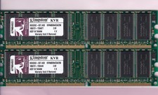 512MB 2x256MB DDR-400 PC3200 KINGSTON KVR400X64C3A/256 Memory KIT DDR1 NANYA TW picture
