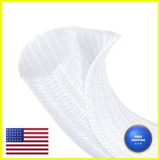 ELECFUN 3/4 Inch 8ft Cable Management Loom Sleeve Wire Wrap Cover picture