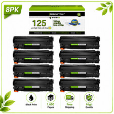 Compatible Canon CRG125 Toner For ImageClass LBP6000 LBP6030w MF3010 *8PCS picture