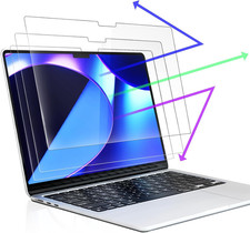 Peslv 3-Pack anti Blue Light Screen Protector for Macbook Pro 14 Inch, 14.2
