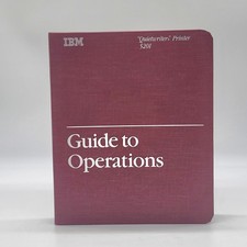 IBM Quietwriter Printer 5201 Guide to Operations Manual Binder Slipcase picture