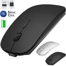 Silent Click Wireless Optical Mouse, Long Range Wireless Mouse - Luxury White picture