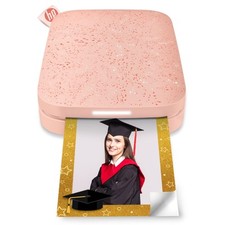 HP Sprocket 2nd Edition Portable Photo Printer Blush Pink Prints 2x3 Photos picture