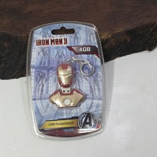 Marvel Iron Man 3 ,4GB USB Flash Drive with Keychain Licensed Product picture