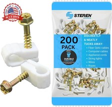 Coaxial Cable Clips - Cable Holder - Wire Clips - Siding Clips for Hangin picture
