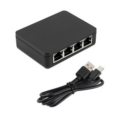 1 to 4 Ways 1000Mbps Network Splitter Adapter RJ45 LAN Ethernet Splitter picture