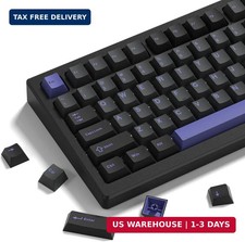 Womier Double Shot PBT Keycaps Set 138 Keys Custom for Mechanical Keyboard picture