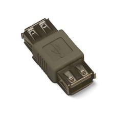 USB Gender Changer Type A Female to Type A Female Adapter Coupler - Beige picture