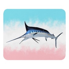 Blue Marlin Salt Water Fish Deep Sea Big Game Fishing Custom Art Mouse pad picture