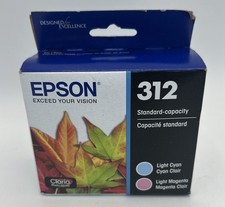 Epson 312 Light Cyan & Light Magenta 2 Pack Of Ink Cartridge Date: 01.2029 picture