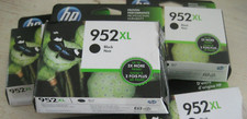LOT 4 Genuine OEM HP 952XL BLACK Ink Cartridges VIRGIN UNFILLED Empty w Boxes picture