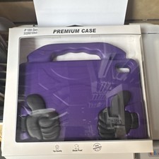 Premium Rugged Shockproof Case for iPad 10th Gen Purple Handle Stand picture