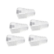 RJ-45 Strain Relief Boots Network Wire, 100 PCS CAT5, CAT5E, CAT6, CAT6A Plastic picture