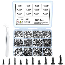 1000 Pcs Small Pan Head Screws Assortment Kit, Micro Tiny Electronic Self-Tappin picture