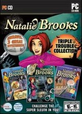 Natalie Brooks: Triple Trouble Collection PC CD 3 hidden object picture games picture