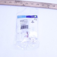 Leviton Decora 1-Gang Light Almond Phone Plastic Insert (1-Pack) 40649-T picture
