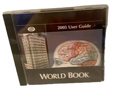 World Book Encyclopedia 2003 User Guide Deluxe Edition. CD-ROMs Brand New Sealed picture