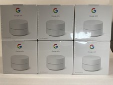 Lot of 6 Google WiFi AC1200 Whole Home Mesh Router GJ2CQ GA02430-US White picture
