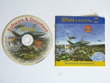 👀 Jaton 3D Force B-16 / B-32 Plus AGP Graphics Card Driver CD-ROM and Manual 👀 picture