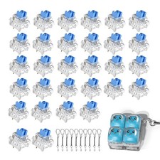 Zhouwang 200PCS Keyboard Clickers for 3D Prints,Blue Clicky Switches picture