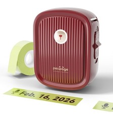 PeriPage Mini Thermal  Voice Label Printer, Bluetooth Portable w/ White Tape picture