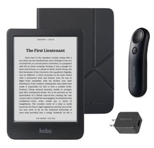 Kobo Clara BW eReader with SleepCover & Black Remote Page Turner Bundle picture