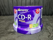 Memorex CD-R 50 Pack 52X 700Mb 80 Min Brand New Factory Sealed Discs picture
