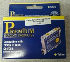 Premium Imaging Products Ink Cartridge Yellow P044420 Fits Epson C64 C84 T044420 picture