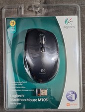 Logitech Marathon Wireless Mouse M705 Blue Brand New and Sealed picture