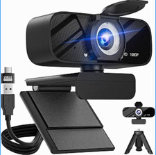 Full HD 1080P USB 2.0 Webcam 30fps Built-In Mic Noise Reduction Privacy Cover picture