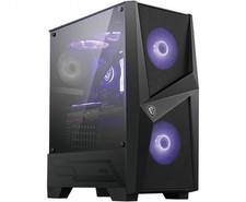 MSI MAG FORGE 100M Mid Tower Gaming Computer Case 'Black, 2x 120mm RGB PWM picture