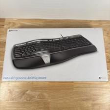 Microsoft Ergonomic 4000 Keyboard Model 1048 B2M-00012 New Sealed Box picture