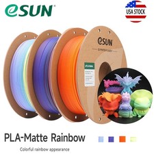 eSUN PLA Matte Rainbow 3D Printer Filaments 1.75mm 1KG Excellent Adhesion Matte picture