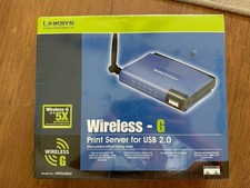 New Linksys Wireless-G Print Server For USB 2.0 WPS54GU2 picture