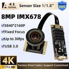 8MP IMX678 USB3.0 Camera Module Fixed Focus 94° Lens 3840x2160 30fps For Win OSX picture