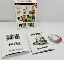 Corel Print Office 2000, original box, Discs, & user guide book Great picture
