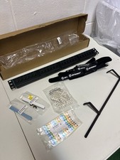 Ortronics Legrand 24-Port RJ45 Ethernet Patch Panel 1U Rack Mount w/ Accessories picture