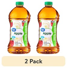 (2 pack) Great Value 100% Apple Juice, 96 fl oz picture