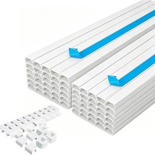 Paintable Cord Hider Kit - 1008 in Cable Covers for Wall Wires, Concealer Racewa picture