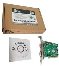 SIIG CyberSerial 4S Serial I/O 4 Port Expansion Interface PCI Card V7.0 picture